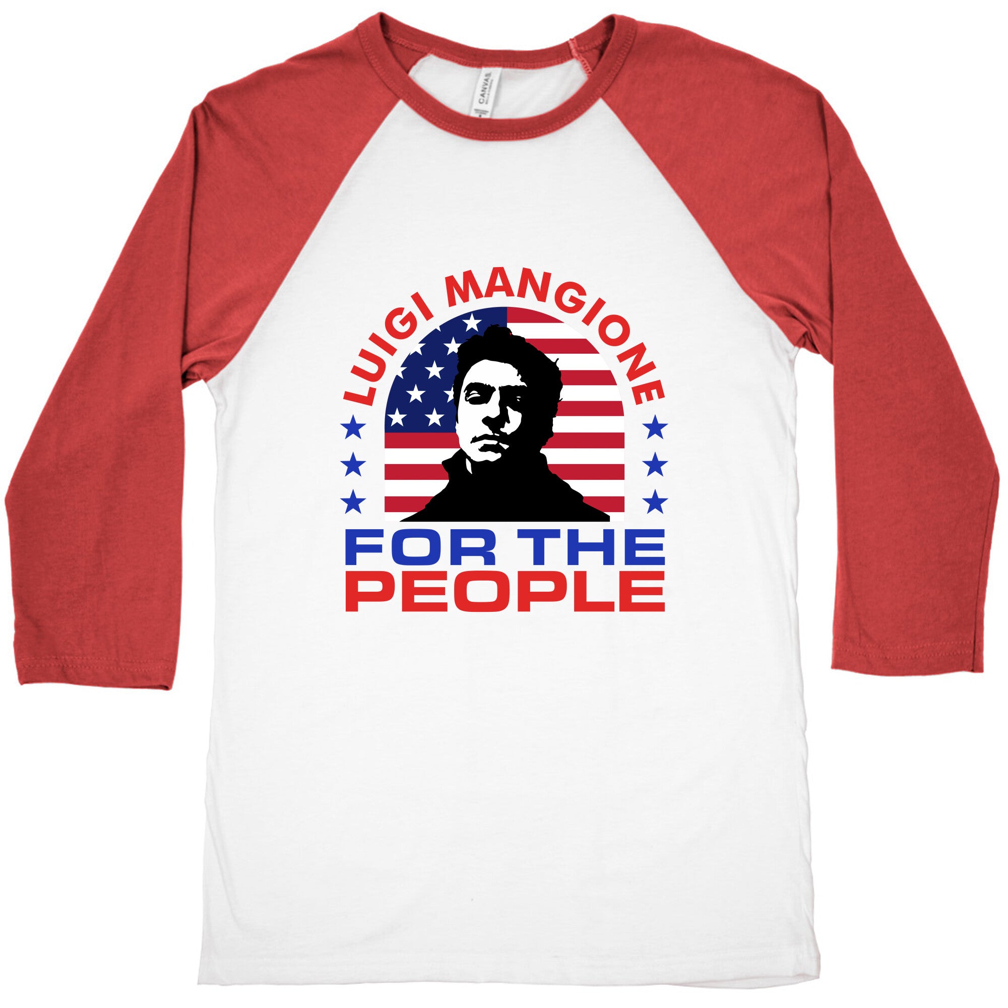 Luigi For The People Baseball Tee